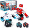 Top Race Remote Control Fighting Toy 2-Pack Red & Blue RC Robots