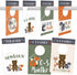 Hadley Designs Woodland Baby Nursery Closet Organizer Dividers, 7pcs for Girls or Boys Clothing, Grey Size Hanger