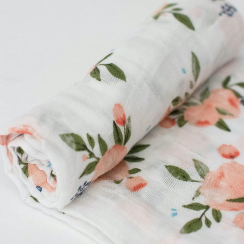Little Unicorn Premium Cotton Swaddle Baby Blanket | Breathable Fabric | for swaddling, Play, Nursing & More
