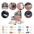 Backpack7 1 Bag,Mommy Diaper Bag with Changing Station,Diaper Bag in Travel Baby Diaper Bag With USB Charging Port