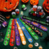 320 Pcs Halloween Slap Bracelets Party Favors for Kids, Halloween Treat Bag Stuffers and Stickers