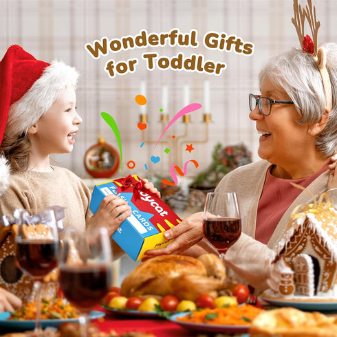 3-5, 314 JoyCat Talking Flash Cards for Toddlers Words with Durable Thick Cards & Clear Audio, Easy to Slide