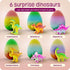 Dinosaur Hatching Surprise Eggs for Kids - 6 Pack Dino Egg Toys for Boys & Girls Age 3-8, Party Favors