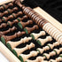 15" Set/Folding 3" /2 A&A Magnetic Wooden Chess Board / King Height German Knight Staunton Chess Pieces/Mahogany