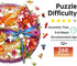 Dragonflies Family Wooden Jigsaw Puzzles for Adults, Unique Animal Shape Wood Puzzles, 260 pcs (L-13.6 * 13.1in)