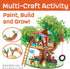 Creativity for Kids Build and Grow Tree House Craft Kit - Treehouse Playset Toy for Boys and Girls