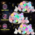 Playset Mommy 3 Tummy 12'' Hopearl LED Musical Stuffed Bunny Light up Singing Plush Toy Rabbit with Baby Bunnies in her