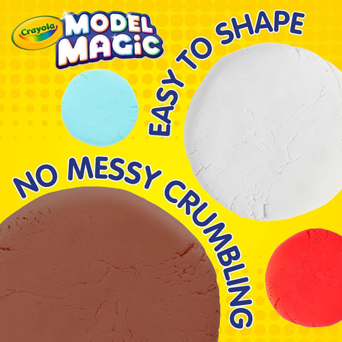 Crayola Model Magic 4-Ounce, Earth Tone, Modeling Clay Alternative