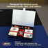 BCW Prime X4 Gaming Box: Playing Card Storage Box for Decks and Game Accessories, Includes Removable Dividers and Dice