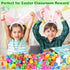 200Pcs LACCHOUFEE Prefilled Easter Eggs with Toys, Filled Easter Eggs for Basket Stuffers Fillers Includes Assorted