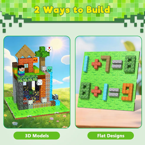 Plate,4PCS Placing(4" 4")STEM 3-10 Annexfun Magnetic Blocks Base Magnetic Cubes Base-Plate for Magnetic Building Blocks