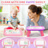Officygnet Toddler Toys for 1 2 3 Year Old Girls, 2 Pack Magnetic Drawing Board, Doodle Board for Learning