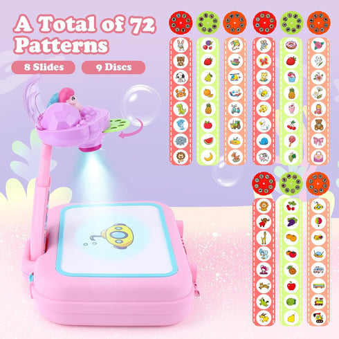 Syahro 3-5 Drawing Projector for Kids,Arts and Crafts for Kids,Include Drawing Board,Crayons,Coloring Book,Stickers
