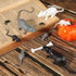Boao 33 Pcs Plastic Fake Rat Toys, Realistic Halloween Pranks Mice Decorations for April Fools Day Party Supplies