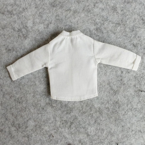 1/12 Scale Figure Clothes Shirt Coat Cardigan for 6inch Male Action Figure Body Doll, Black