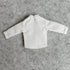 1/12 Scale Figure Clothes Shirt Coat Cardigan for 6inch Male Action Figure Body Doll, Black