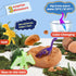 12 3-8 Zippytots Easter Dino Egg Dig Kit Unique Eggs with Glow in Dark Color Change Golden Dinosaur, STEM Science