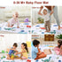50 50 Tummy x Play Mat for Baby Playpen Time, Non-Slip Washable Baby Playpen Mat, Baby Crawling Mats for Floor