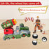11inches 3-5 6-8 Set Large Take Apart Army Toys for Boys Girls Kids Year Old Missile Katyusha Rocket Trucks