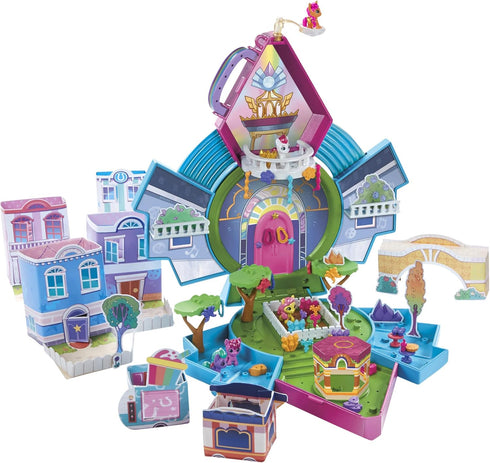 My Little Pony Mini World Magic Epic Crystal Brighthouse Toy - Buildable Playset with 5 Collectible Figures