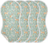 KEIGE 4Pcs Woodland Deer Burp Cloth,Unisex Large Absorbent Soft Cotton Muslin Burping Cloths