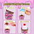Magic4U 48 Set 3 4 5 6 Ice Cream Cart Toys for Kids, Piece Ice Cream Shop Pretend Play with Scooper, Toppings and Other