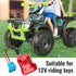 Power Wheels Adapter for Milwaukee M18 Battery: Compatible with Peg-Perego Children Ride-on Car, 12AWG Wire with 40A