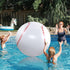 Meooeck 2 Pcs Giant Inflatable Beach Balls 40 Inch Large Baseball PVC Blow Up Float Toys for Summer Pool Party Games