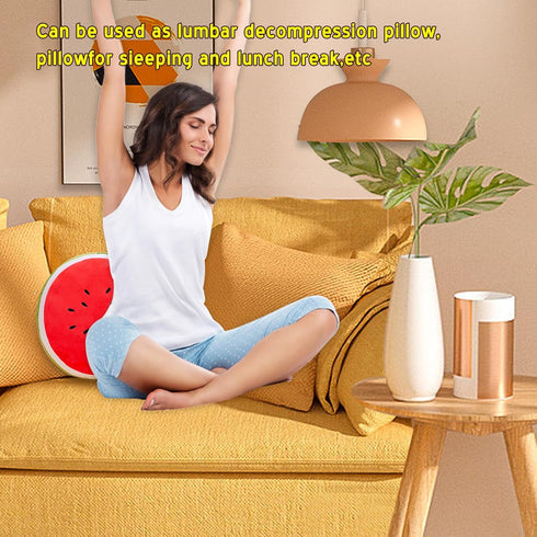 CHELEI2019 11.8" Cute Watermelon Pillow Plush Stuffed Fruit Cushion Hug Toy Gift for Kids
