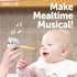 3 6+ Jool Baby Musical Baby Spoons, Spoons + Plane with Fun Sounds - Multi-Stage Spoon for Infant Feeding & Training