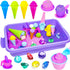 Bbiamsleep Ice Cream Sensory Bin, 61 Pcs Ice Cream Sensory Bin Fillers