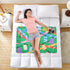 siphylline 52" 34" Cartoon Cute Christmas Light Green Extra Large Resuable Bed Underpads Highly Absorbent Baby Diaper