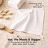 10-Pack 12x12" Muslin Baby Washcloths for Newborn Soft Absorbent Organic Cotton Muslin Wash Cloths for Babies Girl