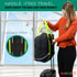 17" 16.5" 9.5" Reperkid Booster Seat Travel Bag for Airplane, Black and Green, H x W x D, Compatible with Gb Pockit