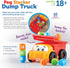 Learning Resources Tony the Peg Stacker Dump Truck, 10 Pieces Fine Motor Skills Toy for Toddlers, Ages 18+ Months