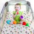 70% 30% Pack 26in 38in LifeTree Crib Sheets for Baby Unisex - Muslin Fitted Crib Sheets Toddler Bed Sheet, Viscose from