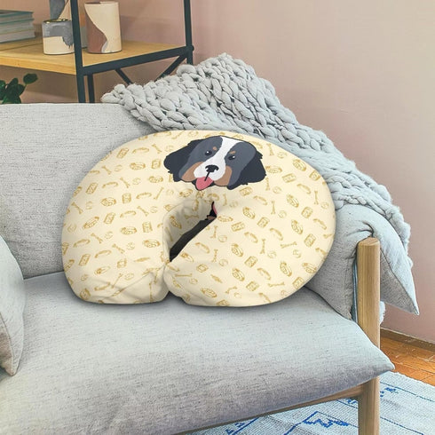 Kathyboom Cute Dog Nursing Pillowcase for Breastfeeding, Bottle Feeding and Bonding for Baby Boys Girls, Comfortable