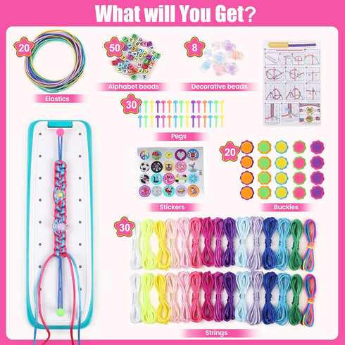 8-12 7 8 9 10 11 GILI Friendship Bracelet Making Kit for Girls Age DIY Arts and Crafts Toys Best Christmas Birthday