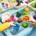 3 4 5 6 7 3-5 JUKUDAHU Play Sink with Running Water, Play Kitchen Toys Sink for Kids Years Old, Electrical Dishwasher