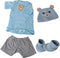 EKOKIZ Reborn Baby Dolls Clothes for Boys and Girls 20-22 Inches Blue