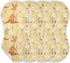 decor gift 4 Pack 22x11in Cotton Burp Cloths Baby Soft Touch Cute Cartoon Zoo Kangaroo Yellow Baby Rags for Unisex