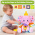 JoySpark Toys 0-6 6-12 3 4 5 6 7 8 9+ Tummy Baby Girl Toys Months, Sensory Musical Toddler Toy for Months, Pink