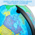 Voxelure 13" Globe for Children & Adults, Interactive World Globe for Kids with Stable Heavy Metal Base, HD Waterproof