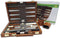Brown and White Backgammon Set - CHH 18"