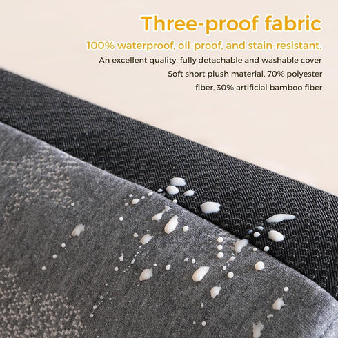 Kohentact 2pcs Bed Rail Bumpers for Toddlers - Foam Fold Bed Bumper Guard with Dual Non-Slip Pads Waterproof Washable