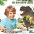 168 PCS Dinosaur Cards Set - Educational Learning Flash Cards, Collectible Dinosaur Trading Cards for Kids