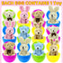 Giaueoa 12 Pack Prefilled Easter Eggs Filled with Plush Bunnies and Bears Perfect for Easter Basket Stuffers, Prefilled