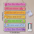 8 FIOBEE Girls Room Dcor for Teen Girls Boys with LED Light Wall Decor for Bedroom Motivational Inspirational Wall Art