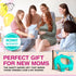 Teething Ring for Babies 0-6 Months - 5X Pain Relief Smart Teether, Cute Infant Chew Toy