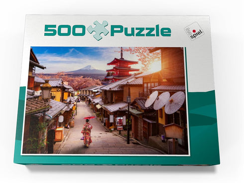 MyPuzzle Premium 500 Piece Jigsaw Puzzle - Idyllic Japan, Made in USA